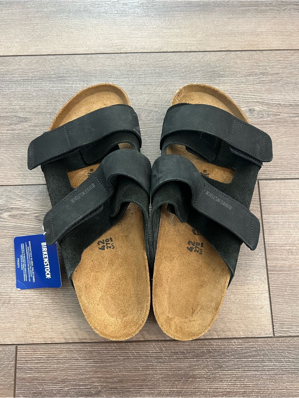 New Birkenstock Tatacoa Black Sandals Size 42 Men’s 9 / Women 11